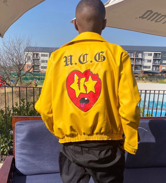 Broken Heart leather Jacket