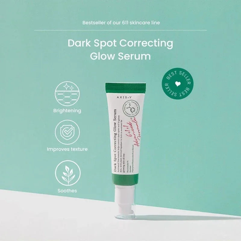 1Pcs/50ml Axis-y Dark Spot Correction Serum Effectively Improves Dark Face Moisturizing Whitening Brightening Soothing Serum New